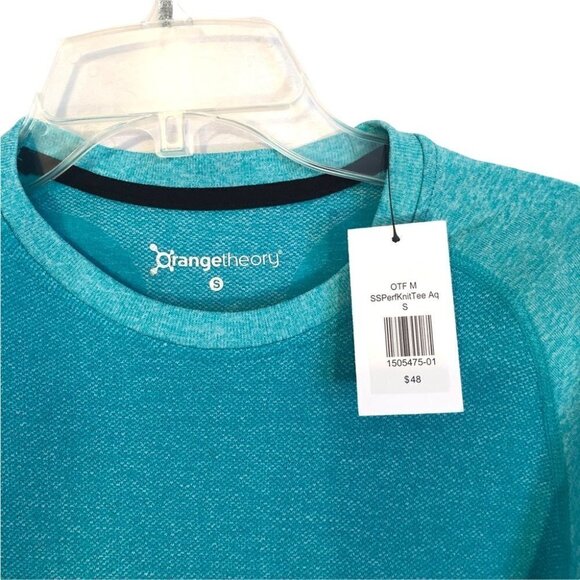 NWT Orangetheory Mens Sm, Med and Lg Tee Shirt in Heathered Teal - Picture 3 of 8
